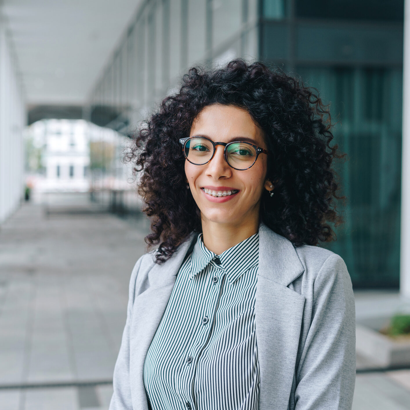 Smiling Businesswoman Portrait